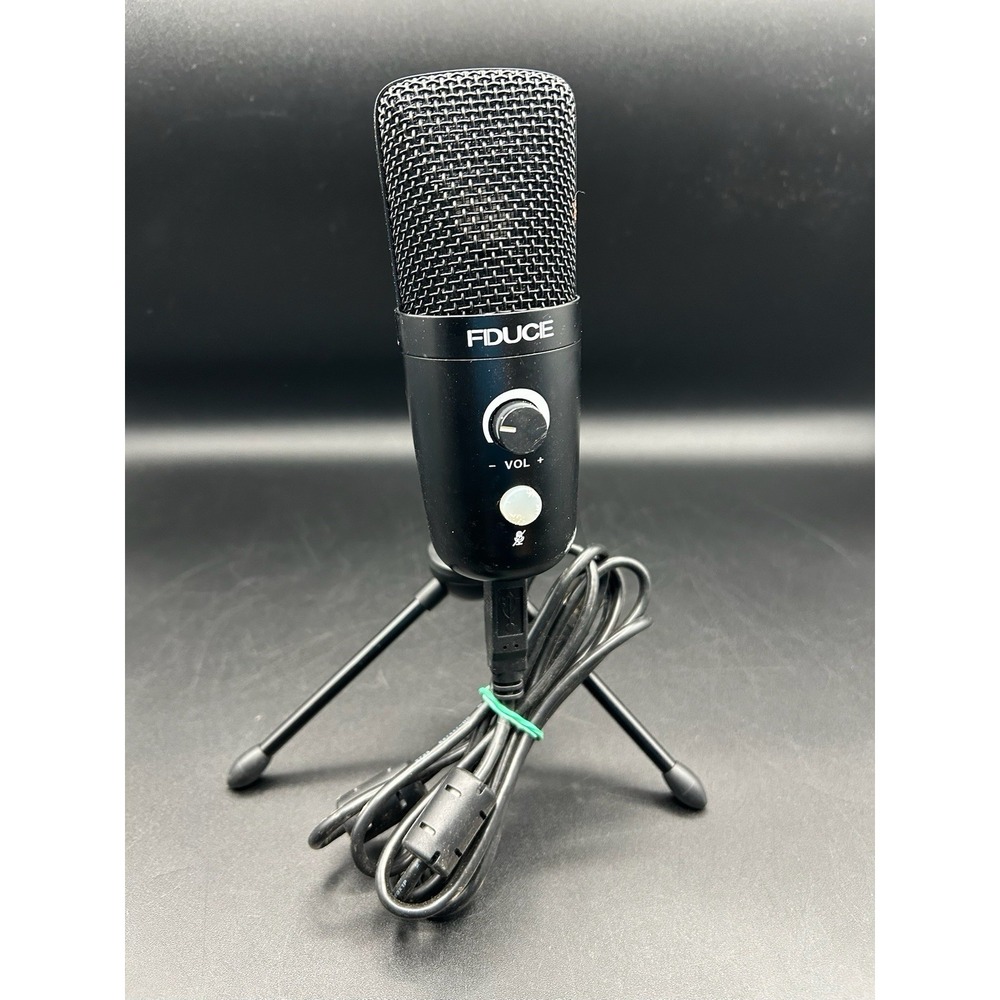 FDUCE USB Plug Play Condenser Microphone Professional Studio PC Mic w/ Tripod